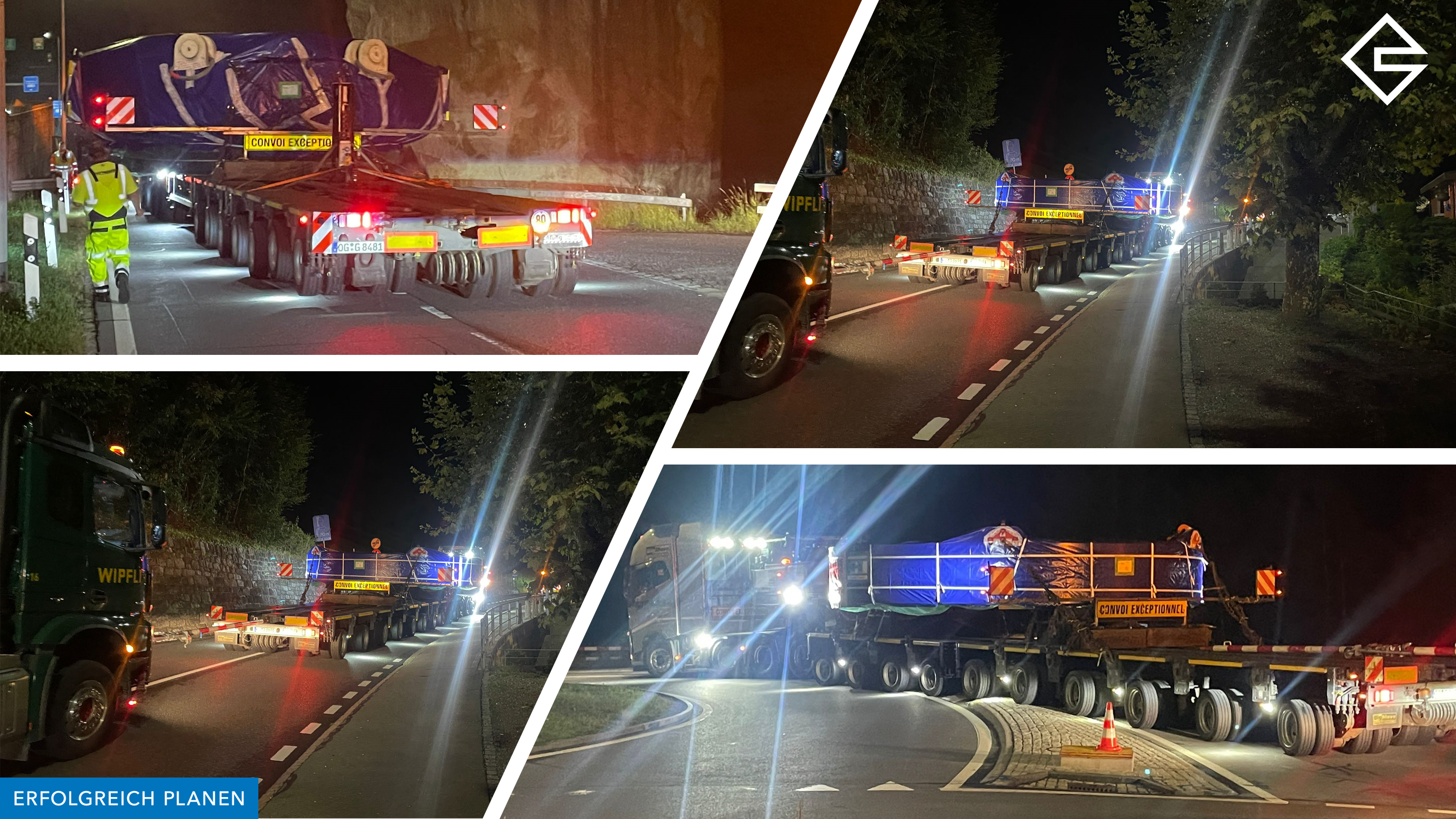 Nachteinsatz für die Tunnelbohrmaschine in Göschenen