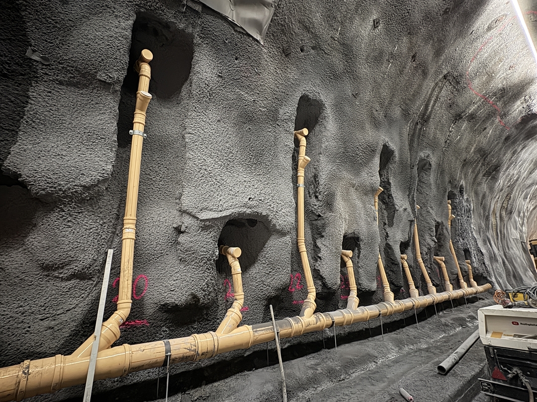 Bergwasserfassung im Lötschberg-Basistunnel