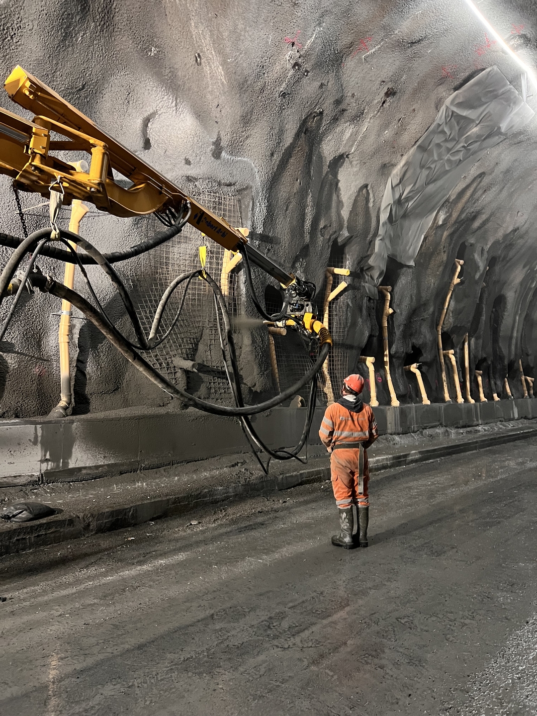 Bergwasserfassung im Lötschberg-Basistunnel